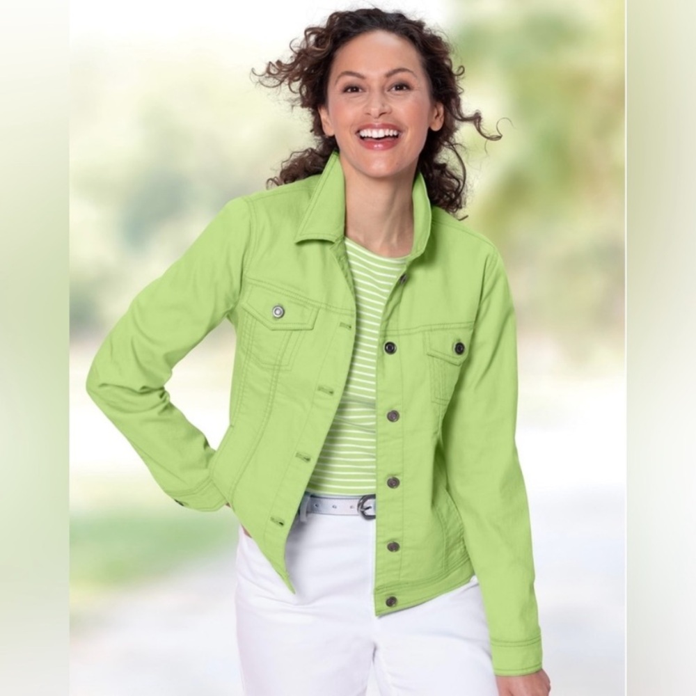 Appleseed's DreamFlex Colored Jean Jacket